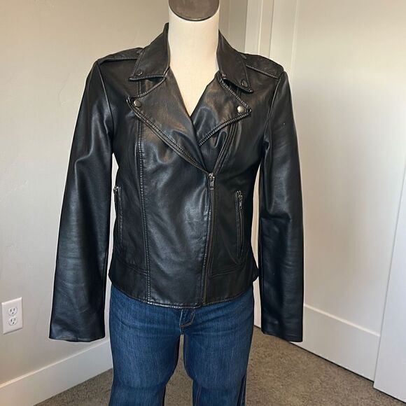 BB Dakota Faux Leather Biker Jacket-NWOT - Picture 10 of 15